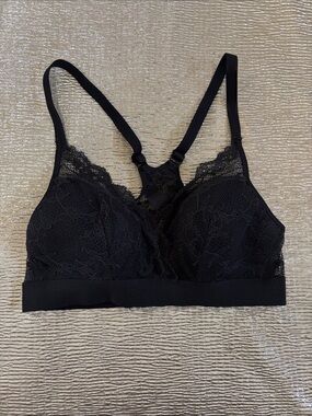 Chantelle Black Lace Bralette - wireless bra